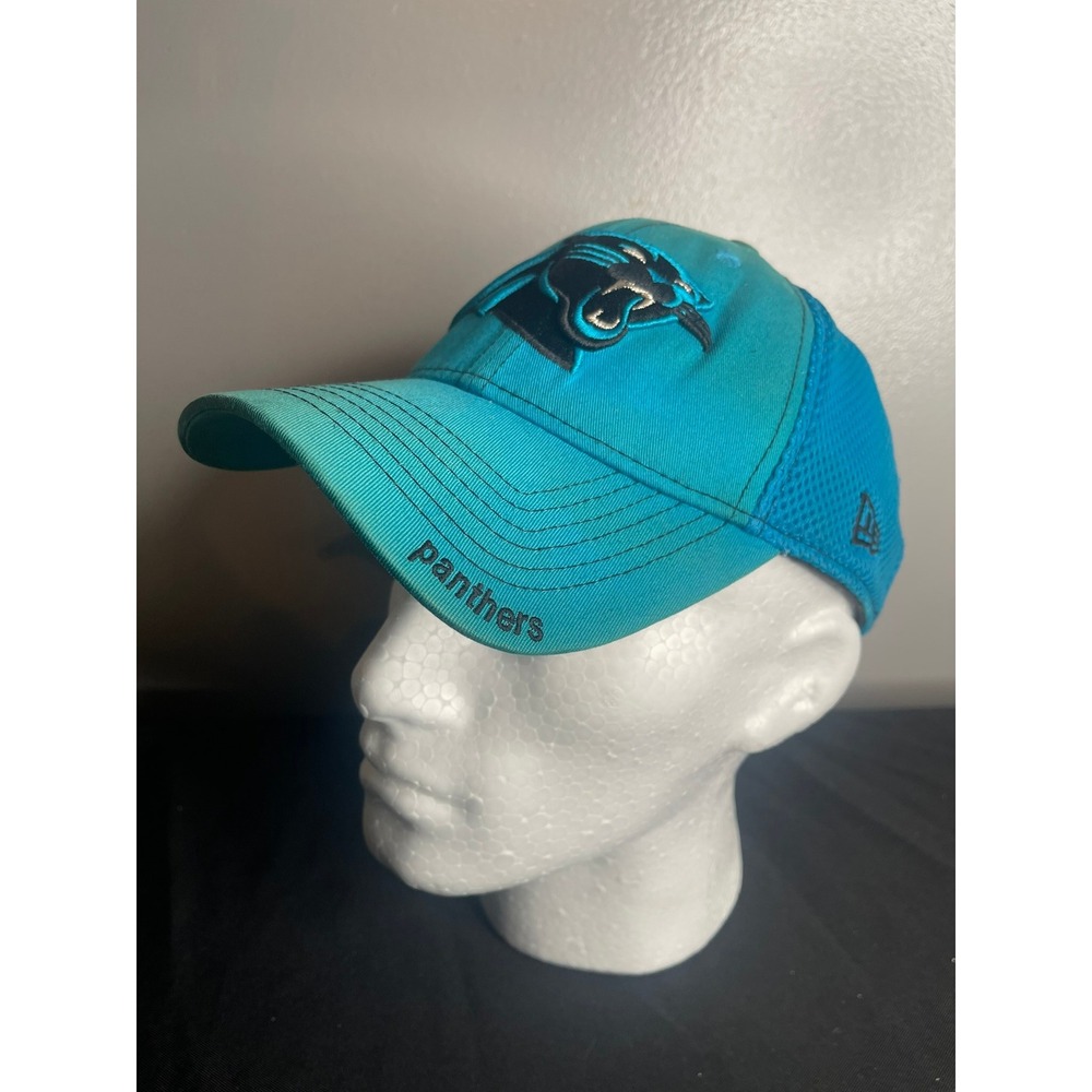 New Era Carolina Panthers NFL 39THIRTY Stretch Fit Hat Teal Blue Large-XLarge